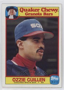 1986 Topps Quaker Chewy Granola Bars - Food Issue [Base] #20 - Ozzie Guillen