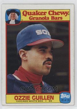 1986 Topps Quaker Chewy Granola Bars - Food Issue [Base] #20 - Ozzie Guillen