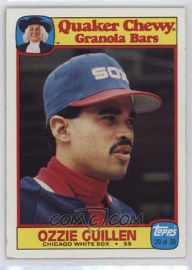 1986 Topps Quaker Chewy Granola Bars - Food Issue [Base] #20 - Ozzie Guillen