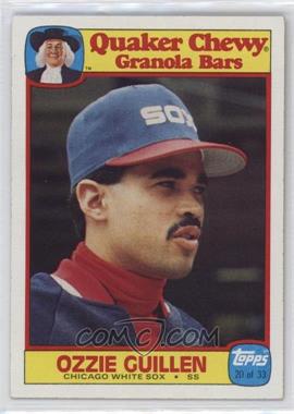 1986 Topps Quaker Chewy Granola Bars - Food Issue [Base] #20 - Ozzie Guillen