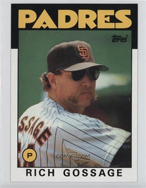 1986 Topps Super - [Base] #26 - Rich Gossage