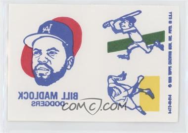 1986 Topps Tattoos - [Base] #_BIMA - Bill Madlock