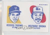 Dwight Gooden, Andre Dawson [EX to NM]