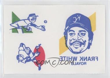 1986 Topps Tattoos - [Base] #_FRWH - Frank White