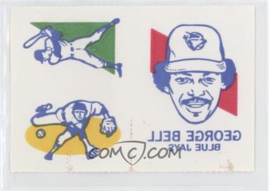 1986 Topps Tattoos - [Base] #_GEBE - George Bell [Good to VG‑EX]