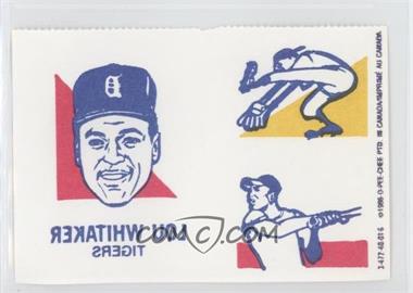 1986 Topps Tattoos - [Base] #_LOWH - Lou Whitaker