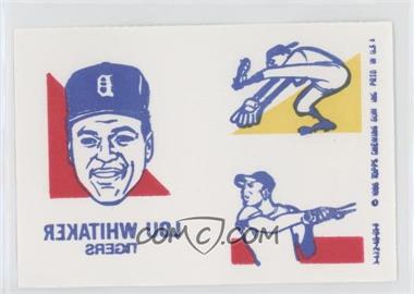 1986 Topps Tattoos - [Base] #_LOWH - Lou Whitaker