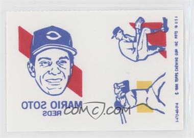 1986 Topps Tattoos - [Base] #_MASO - Mario Soto