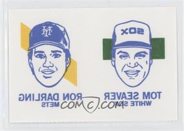 1986 Topps Tattoos - [Base] #_RDTS - Ron Darling, Tom Seaver