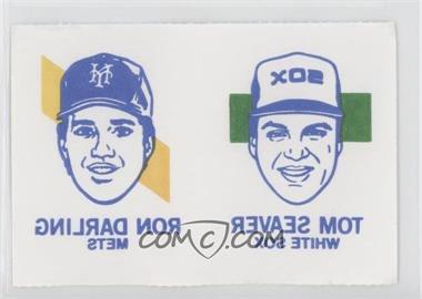 1986 Topps Tattoos - [Base] #_RDTS - Ron Darling, Tom Seaver