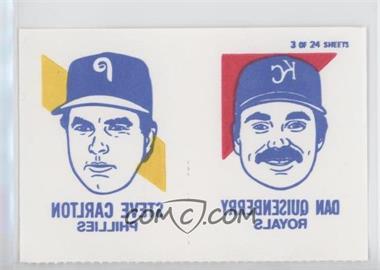 1986 Topps Tattoos - [Base] #_SCDQ - Steve Carlton, Dan Quisenberry