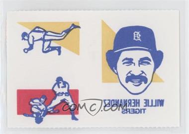 1986 Topps Tattoos - [Base] #_WIHE - Willie Hernandez