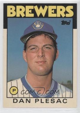 1986 Topps Traded - [Base] - Collector's Edition (Tiffany) #87T - Dan Plesac