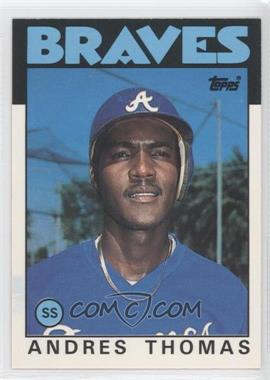 1986 Topps Traded - [Base] #111T - Andres Thomas