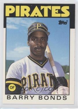 1986 Topps Traded - [Base] #11T - Barry Bonds