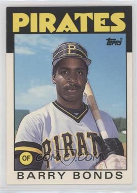 1986 Topps Traded - [Base] #11T - Barry Bonds