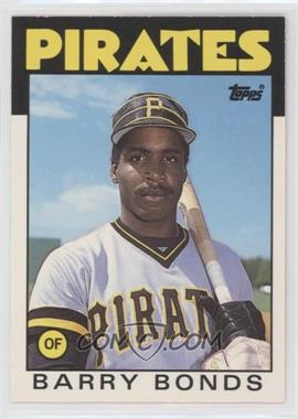 1986 Topps Traded - [Base] #11T - Barry Bonds