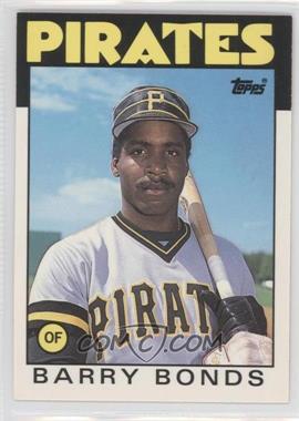 1986 Topps Traded - [Base] #11T - Barry Bonds