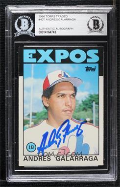 1986 Topps Traded - [Base] #40T - Andres Galarraga [BAS BGS Authentic]