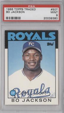 1986 Topps Traded - [Base] #50T - Bo Jackson [PSA 9 MINT]