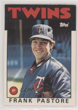 1986 Topps Traded - [Base] #85T - Frank Pastore