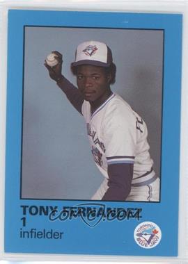 1986 Toronto Blue Jays Fire Safety - [Base] #1 - Tony Fernandez