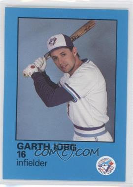 1986 Toronto Blue Jays Fire Safety - [Base] #16 - Garth Iorg