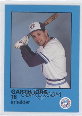 1986 Toronto Blue Jays Fire Safety - [Base] #16 - Garth Iorg