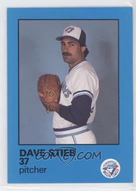 1986 Toronto Blue Jays Fire Safety - [Base] #37 - Dave Stieb