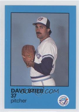 1986 Toronto Blue Jays Fire Safety - [Base] #37 - Dave Stieb