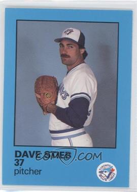 1986 Toronto Blue Jays Fire Safety - [Base] #37 - Dave Stieb
