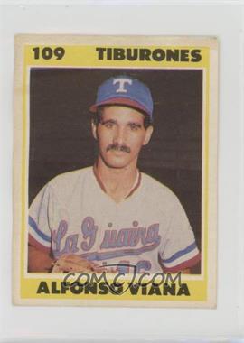 1987-88 Venezuelan Winter League Stickers - [Base] #109 - Alfonso Viana [Noted]