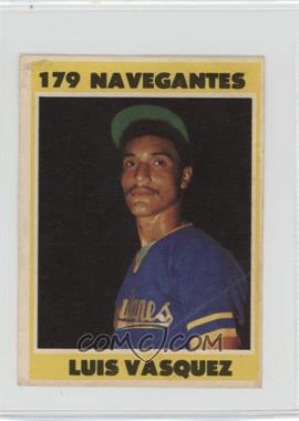 1987-88 Venezuelan Winter League Stickers - [Base] #179 - Luis Vasquez [Noted]