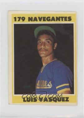 1987-88 Venezuelan Winter League Stickers - [Base] #179 - Luis Vasquez [Noted]