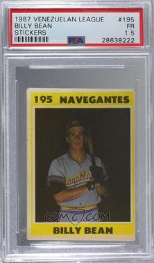 1987-88 Venezuelan Winter League Stickers - [Base] #195 - Billy Bean [PSA 1.5 FR]