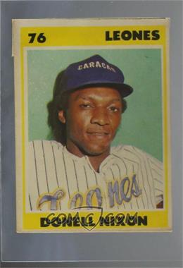 1987-88 Venezuelan Winter League Stickers - [Base] #76 - Donell Nixon [Noted]