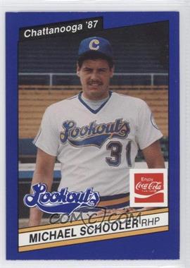 1987 Best Chattanooga Lookouts - [Base] #8 - Mike Schooler