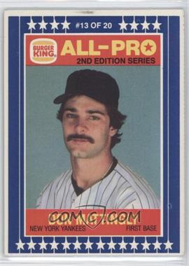 1987 Burger King All-Pro - [Base] - Complete Panel #13-14 - Don Mattingly, Ozzie Smith