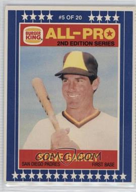 1987 Burger King All-Pro - [Base] - Complete Panel #5-6 - Ron Darling, Steve Garvey