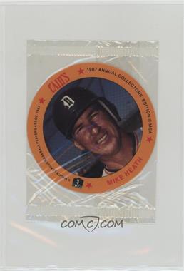 1987 Cain's Snack Time Detroit Tigers Discs - [Base] #3 - Mike Heath