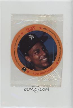 1987 Cain's Snack Time Detroit Tigers Discs - [Base] #8 - Lou Whitaker