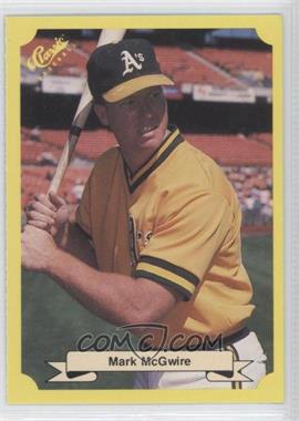 1987 Classic Update Yellow Travel Edition - [Base] - Green Back #121 - Mark McGwire