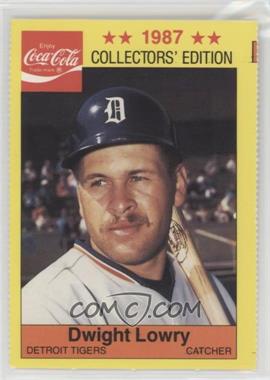 1987 Coca-Cola/SAS Detroit Tigers - [Base] #11 - Dwight Lowry