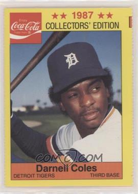 1987 Coca-Cola/SAS Detroit Tigers - [Base] #14 - Darnell Coles