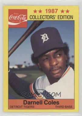 1987 Coca-Cola/SAS Detroit Tigers - [Base] #14 - Darnell Coles