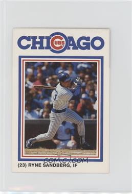 1987 David Berg Chicago Cubs - [Base] #23 - Ryne Sandberg