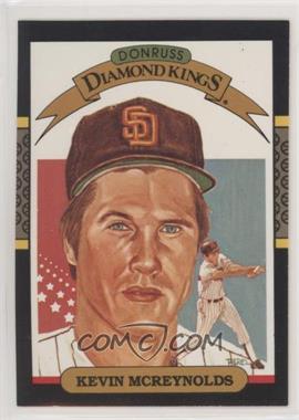 1987 Donruss - [Base] #14.2 - Diamond Kings - Kevin McReynolds (Yellow Ribbon on Back)