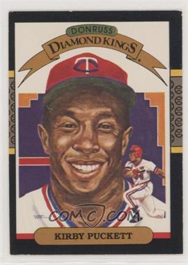 1987 Donruss - [Base] #19 - Diamond Kings - Kirby Puckett [EX to NM]