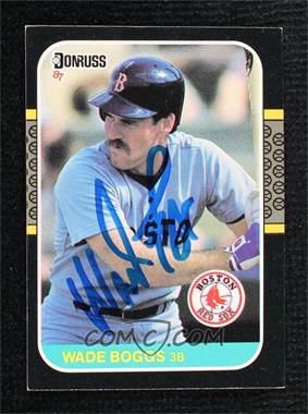 1987 Donruss - [Base] #252 - Wade Boggs [JSA Certified COA Sticker]