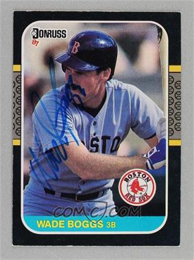 1987 Donruss - [Base] #252 - Wade Boggs [JSA Certified COA Sticker]